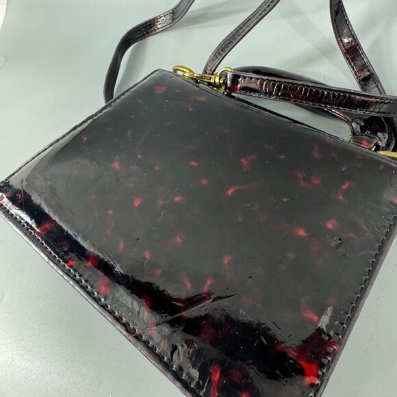 Miss Albright Anthro Tortoise Mini Satchel/Crossbody Bag - Picture 8 of 13